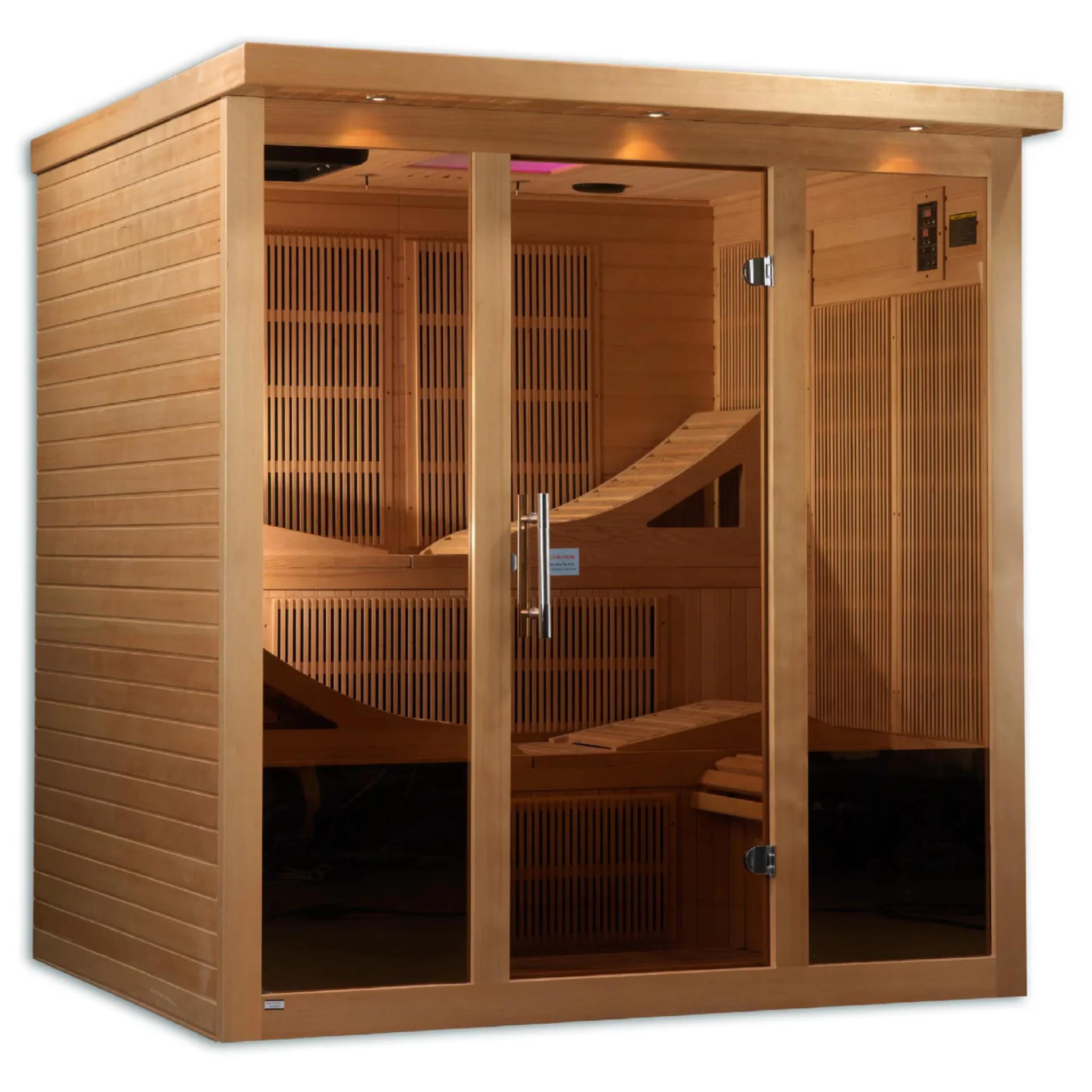 Golden Designs Monaco Near Zero EMF Far IR Sauna (GDI-6996-01 Elite)